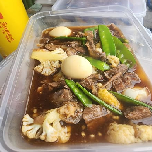 Oyster Beef with Mixed Veggies